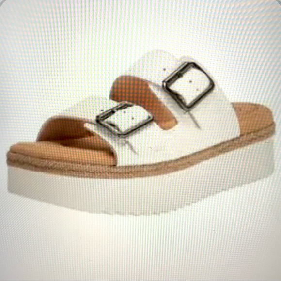 Clarks Shoes Clarks Lana Beach White Leather Wedge Sandal Poshmark